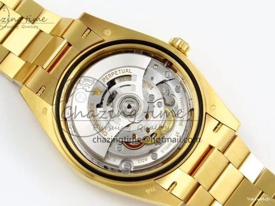 Day on 228238 ARF VR3255 Silver President Bracelet 40 YG Dial Edition Date 1:1 Best Roman 0406